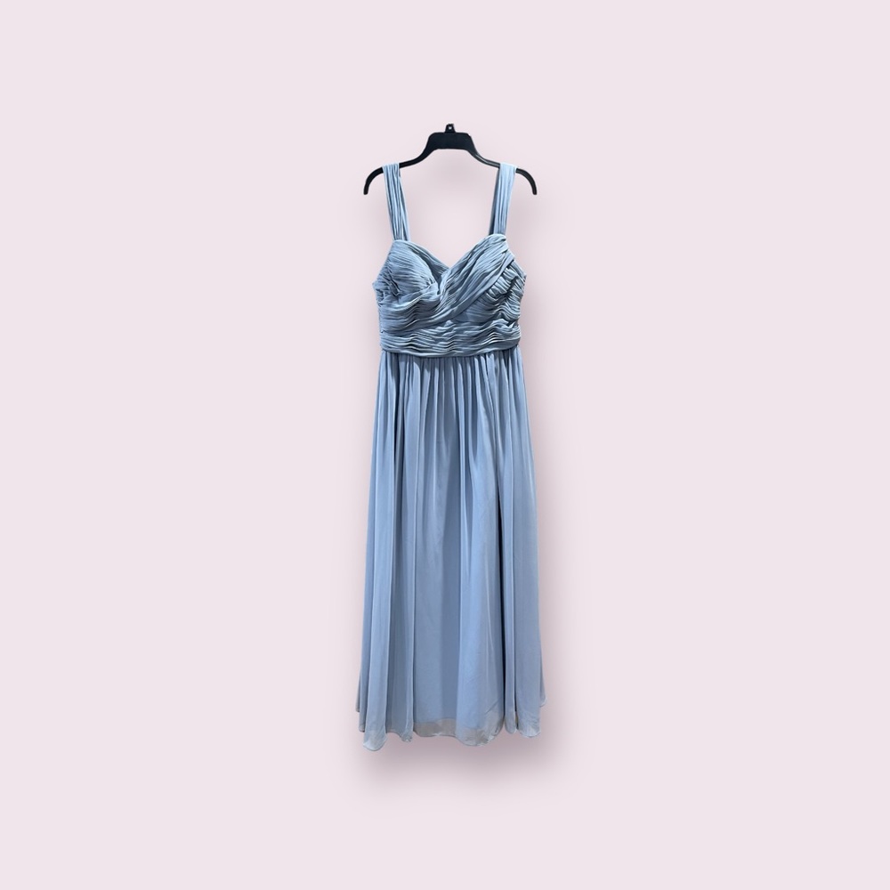Dusty Blue Bridesmaids Maxi Dress. Women’s M Fully lined. Floor length